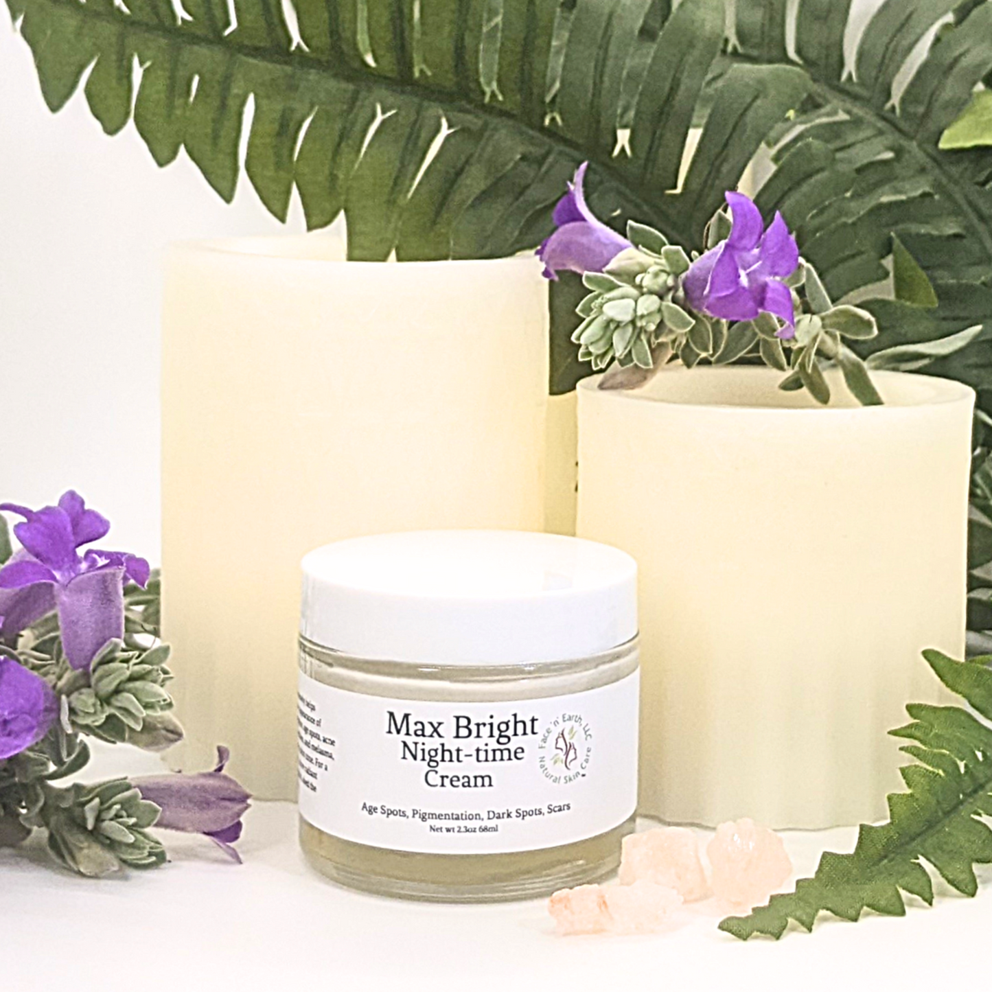 Max Bright Night-time Cream MSM, Vit C, Licorice - Facenearth