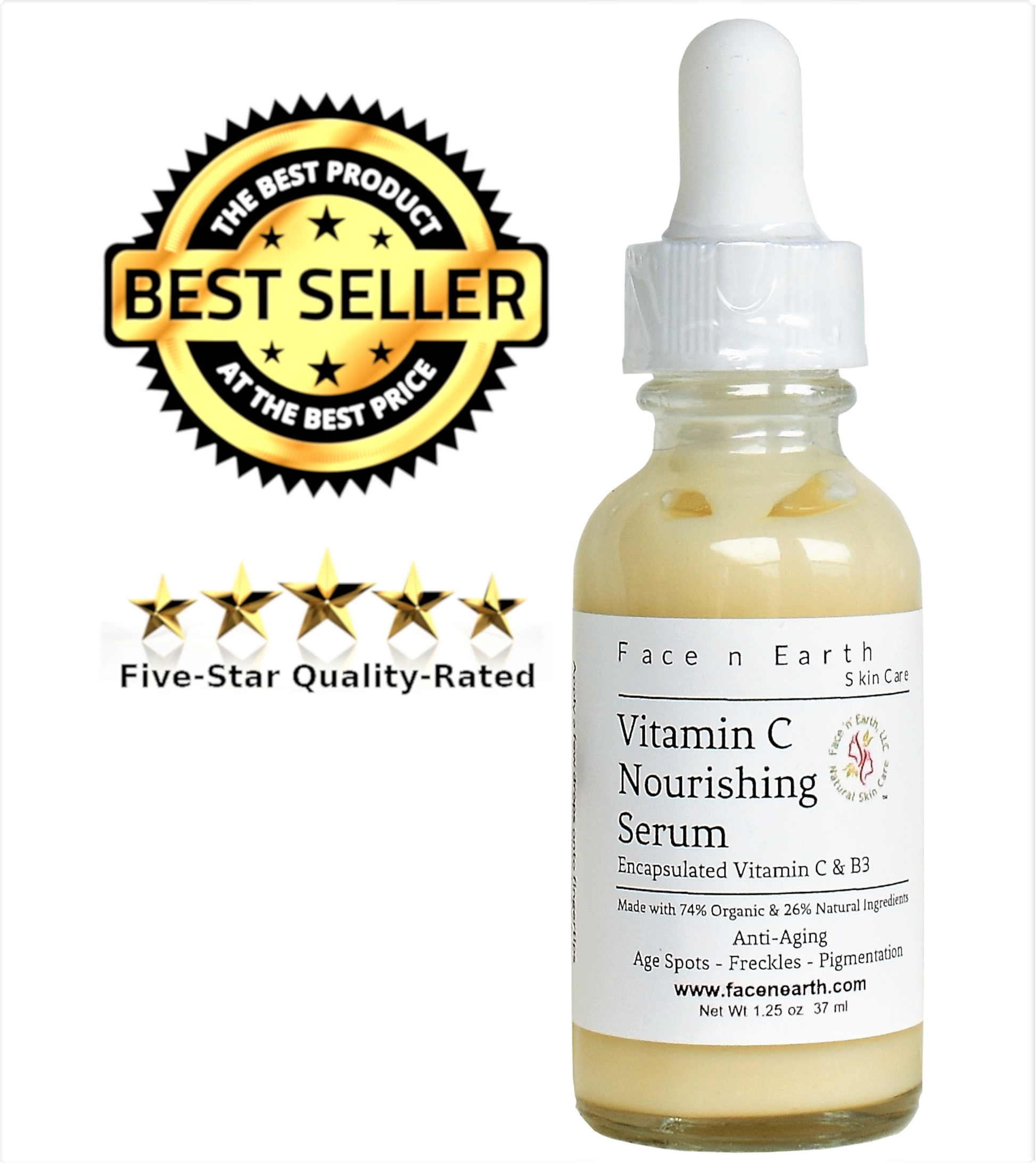 Brigthening Vit C & Niacinamide Serum - Facenearth