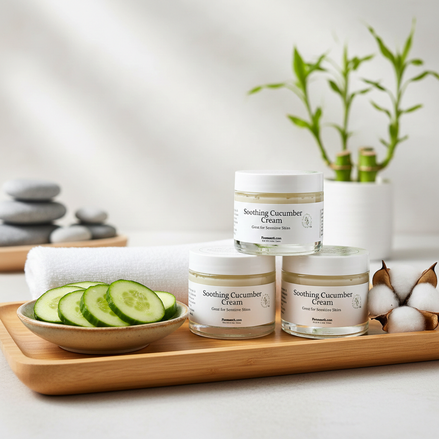 Sensitive Skin Cream Fragrance Free Vegan - Facenearth