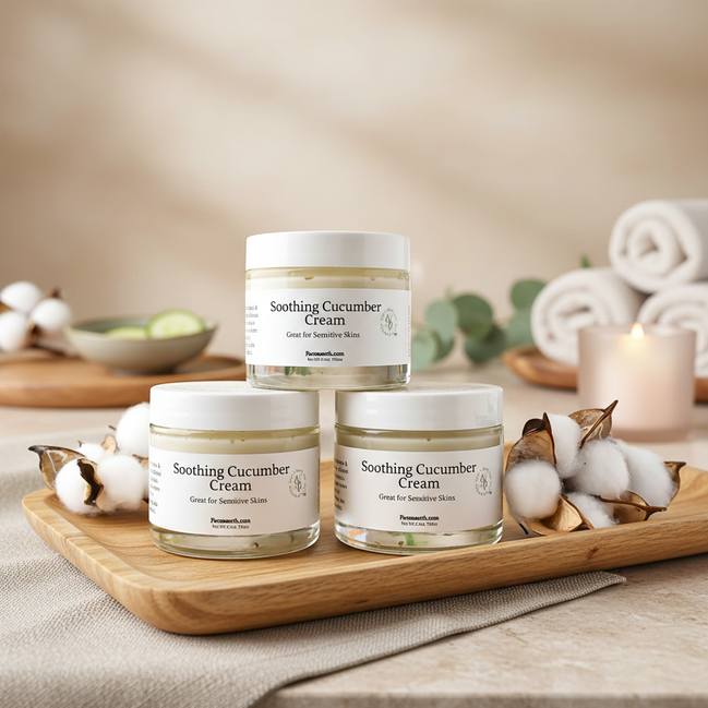 Sensitive Skin Cream Fragrance Free Vegan - Facenearth