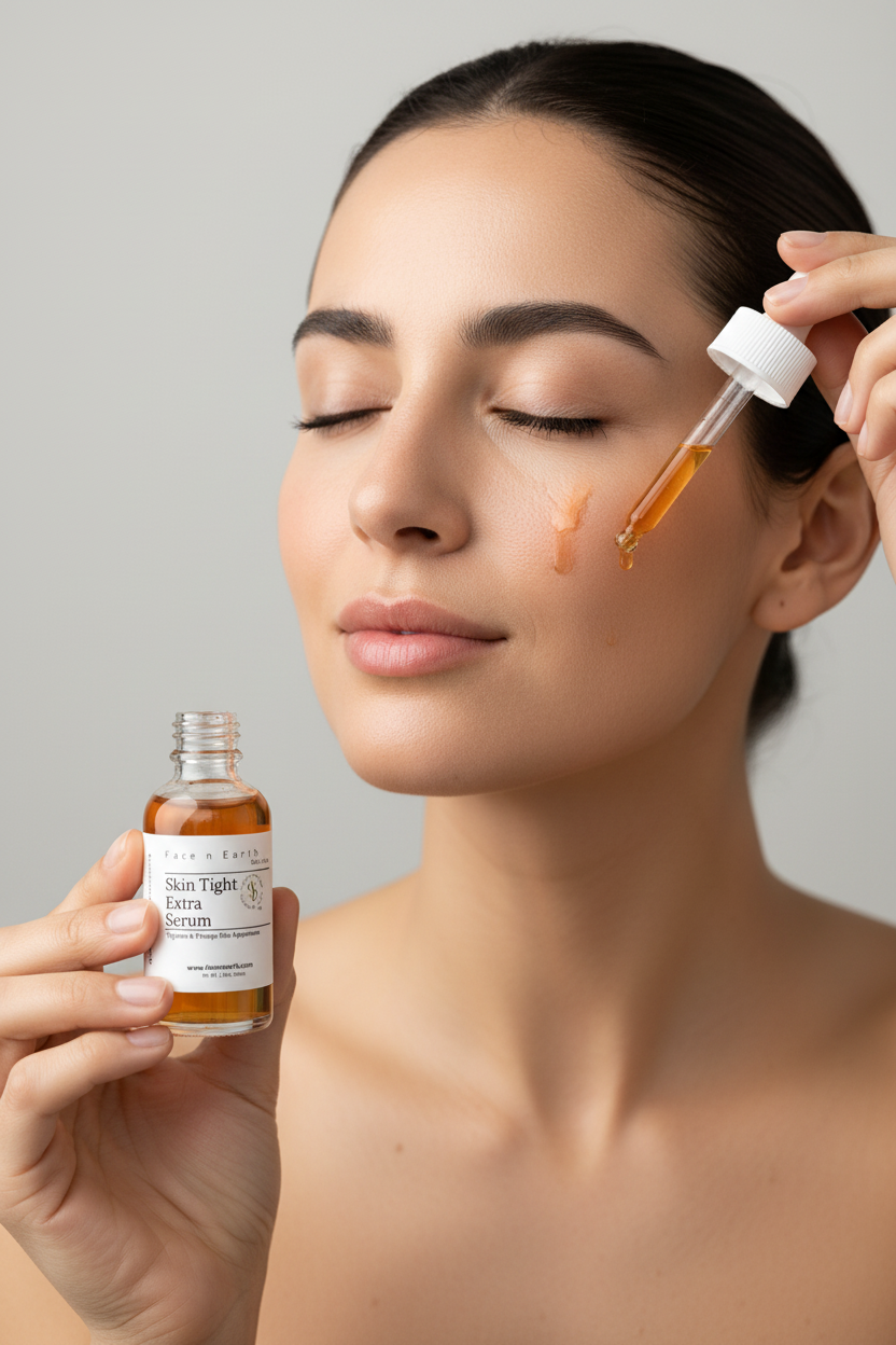 Skin Tight Extra Peptide Serum 5 powerful peptides including collagen - Facenearth
