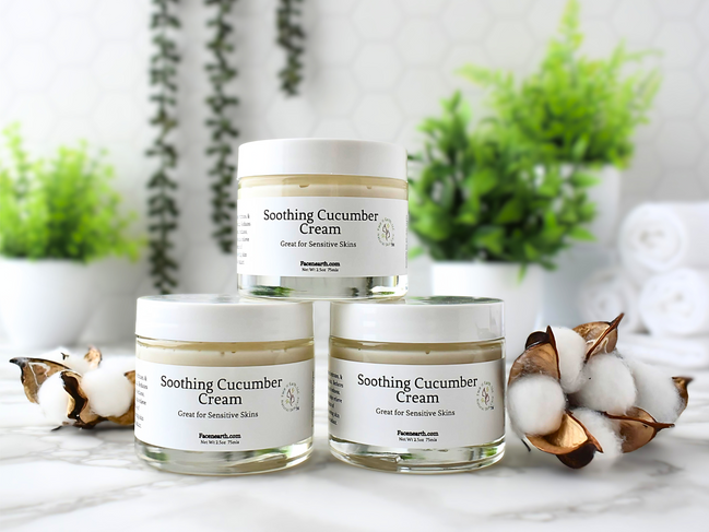 Sensitive Skin Cream Fragrance Free Vegan - Facenearth