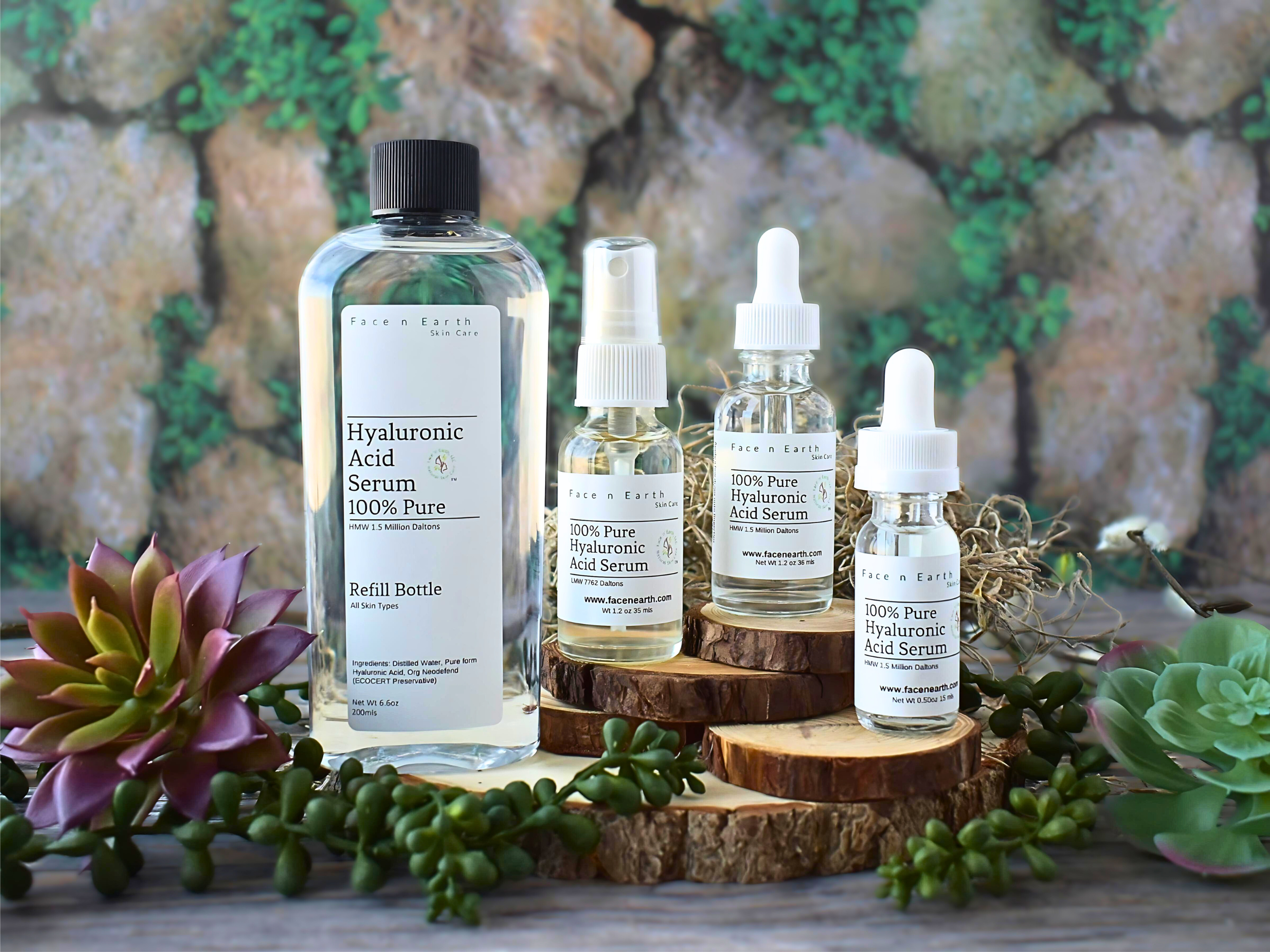 100% Pure Hyaluronic Acid Serum DOUBLE-STRENGTH *SPECIAL PRICE* - Facenearth