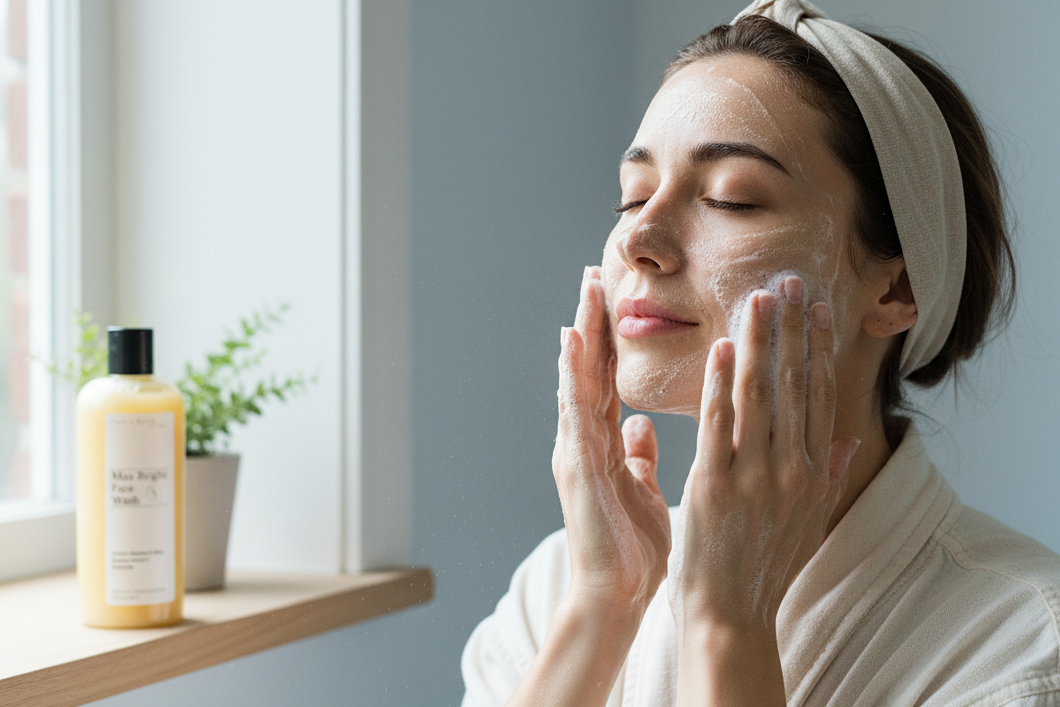 Max Bright Cleanser with Vitamin C & Licorice - Facenearth