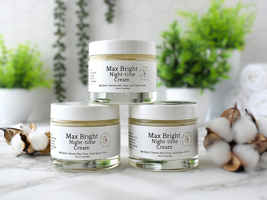 Crème de Nuit Max Bright MSM, Vit C, Réglisse