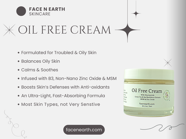 Niacinamide Vitamin B3 Oil-Free Cream - Facenearth