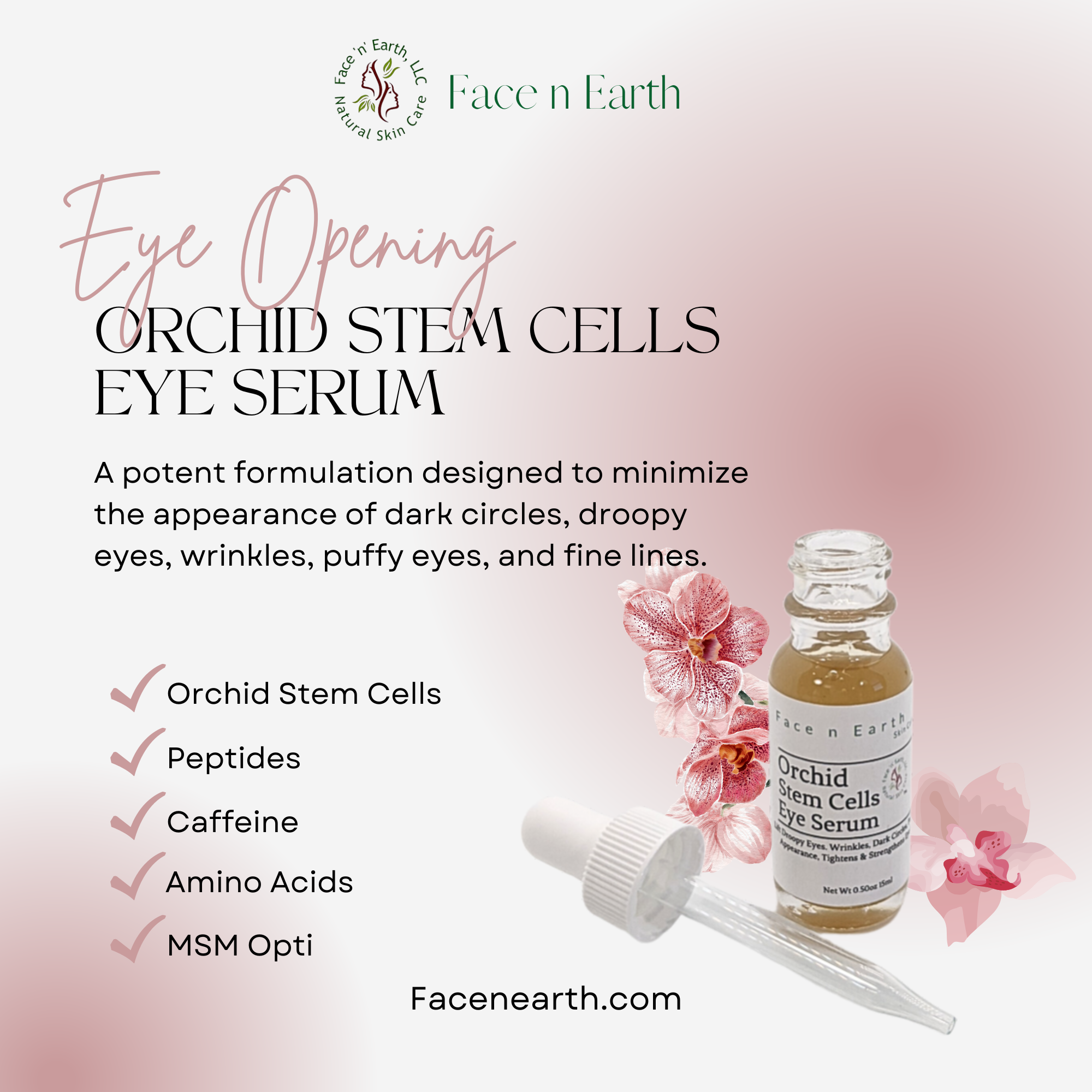 Orchid Stem Cells & Peptides Eye Serum - SPECIAL PRICE