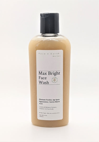 Max Bright Cleanser with Vitamin C & Licorice - Facenearth