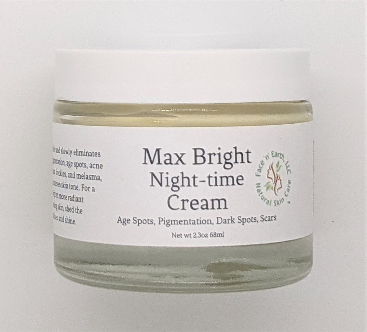 Max Bright Night-time Cream MSM, Vit C, Licorice - Facenearth