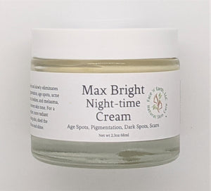 Max Bright Night-time Cream MSM, Vit C, Licorice